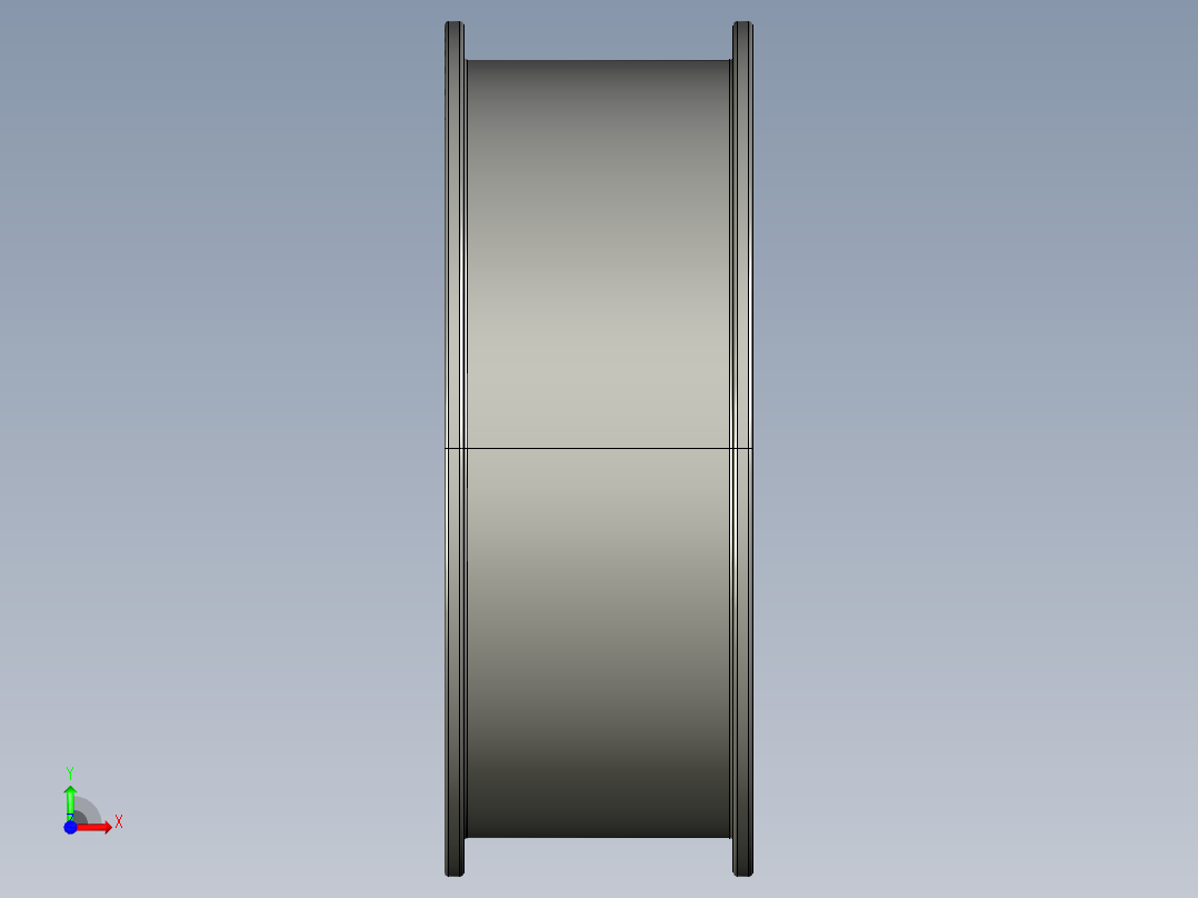 25489mmAC轴流风机AC轴流风扇TXA89S-254B1H前视图