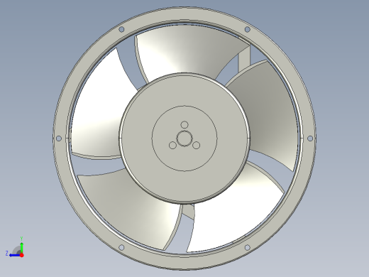 25489mmAC轴流风机AC轴流风扇TXA89S-254B1H右视缩略图