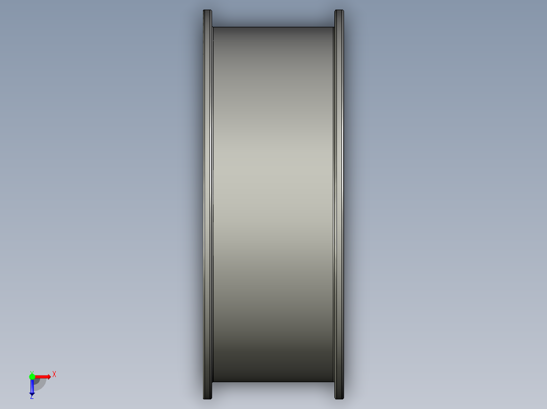 25489mmAC轴流风机AC轴流风扇TXA89S-254B1H俯视图