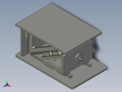 升降机构正等轴测缩略图