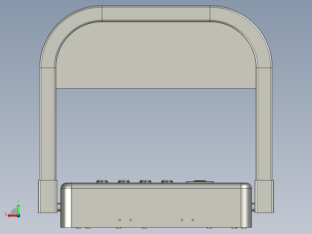 智能遥控地锁自动感应后视图