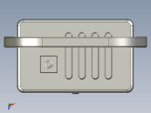 智能遥控地锁自动感应俯视缩略图