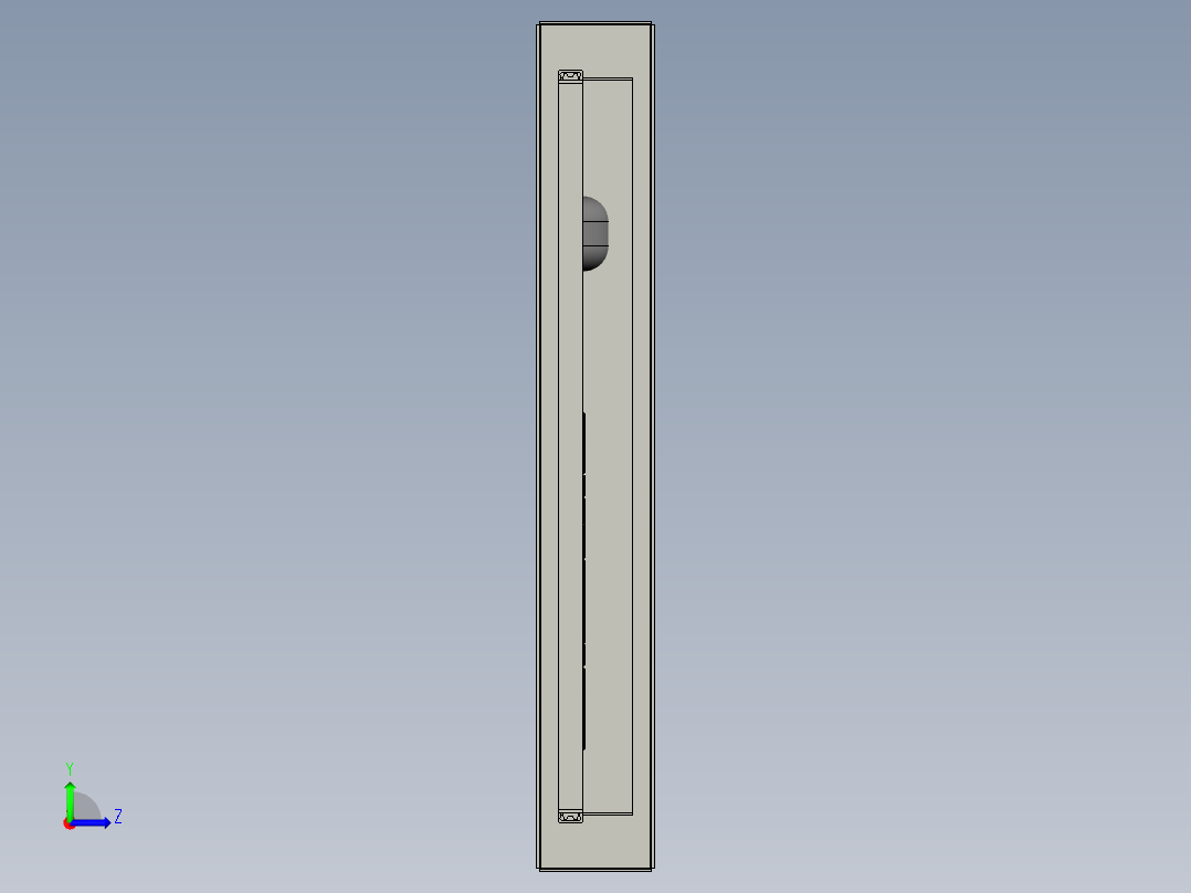 02-00-02键盘抽屉左视图