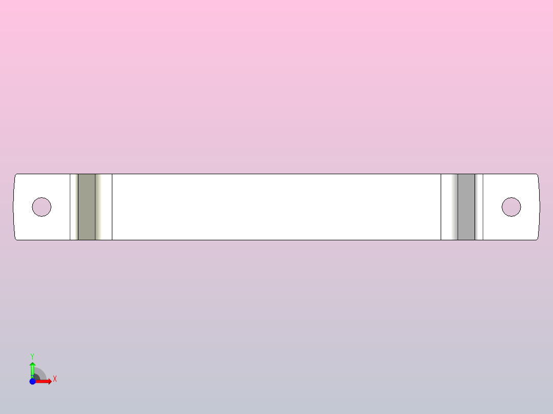 抽屉把手 120-M4前视图
