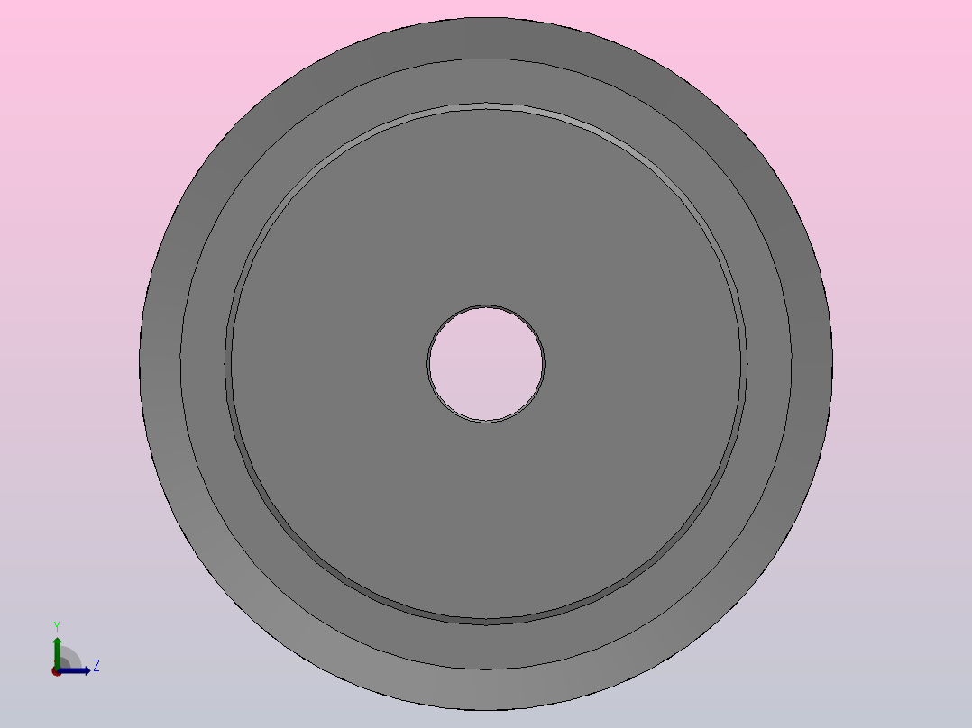 小凸缘型梯形齿同步带轮L型_SLDC-18-075-dc10-A左视图