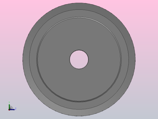 小凸缘型梯形齿同步带轮L型_SLDC-18-075-dc10-A左视缩略图