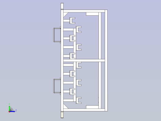一汽-轿车消音器料架组合物流器具左视缩略图