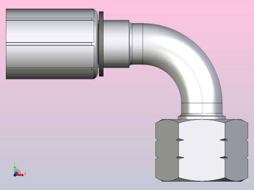 标准液压接头1EC48-8-8前视缩略图