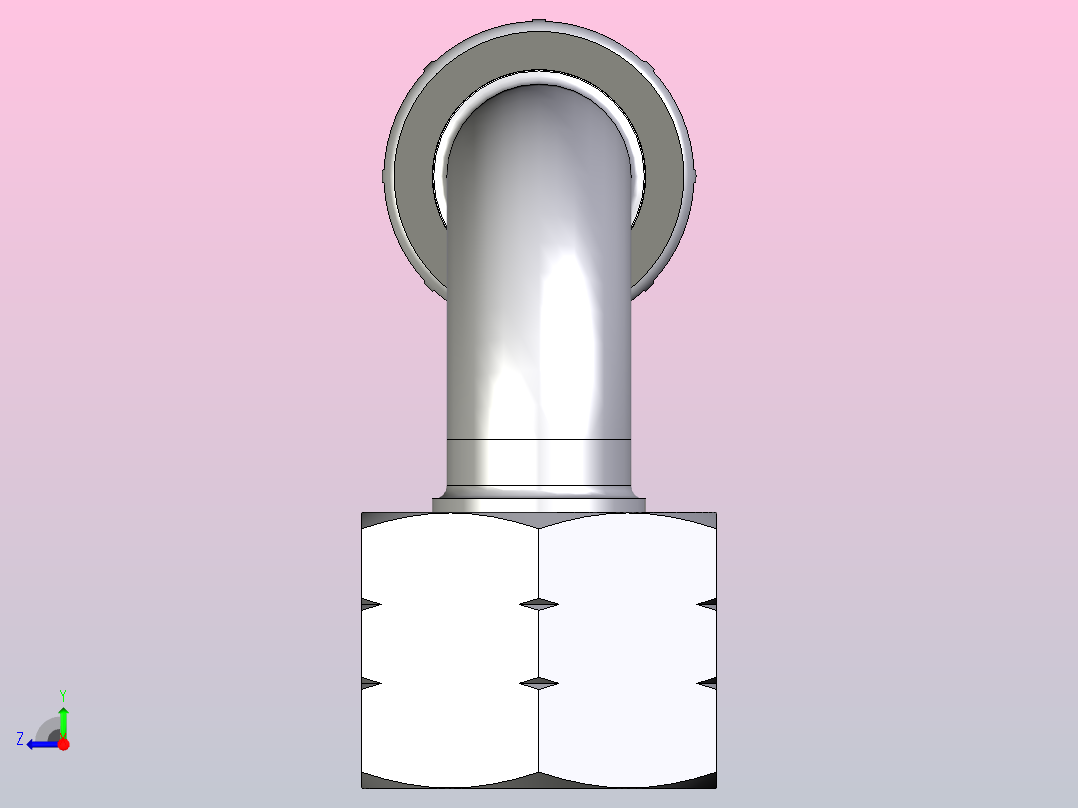 标准液压接头1EC48-8-8右视图