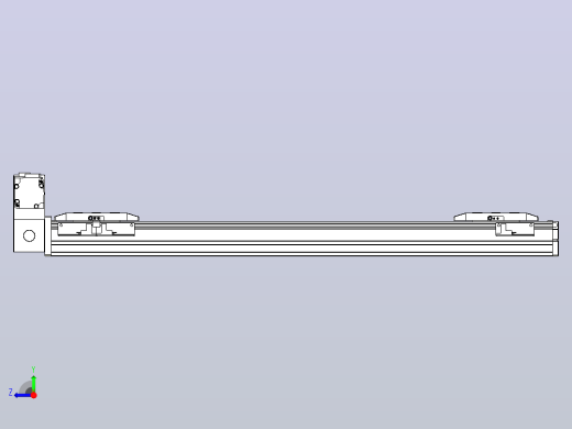 皮带直线轴双滑块型TPA-GCBS-50-P42-L200-LU-M10-N3右视缩略图