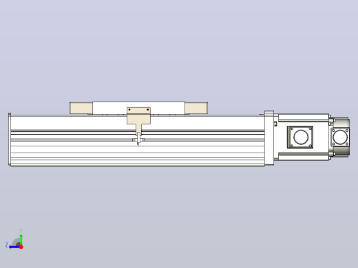 滚珠丝杠直线轴带导轨全封闭TPA-HCR-220D-3210C-L100-M-C-P1K-N3右视缩略图