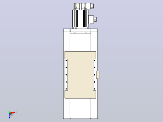 滚珠丝杠直线轴带导轨全封闭TPA-HCR-220D-3210C-L100-M-C-P1K-N3俯视缩略图