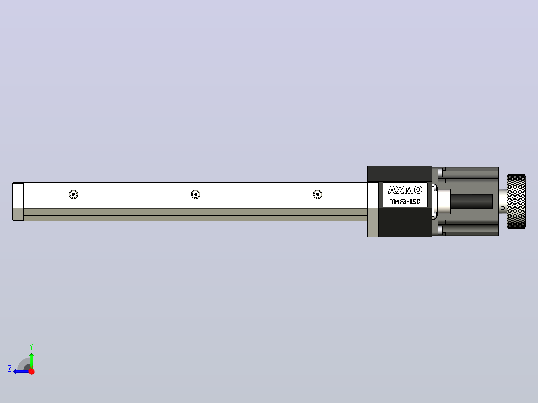 线性致动器Axmo TMF3-150右视图