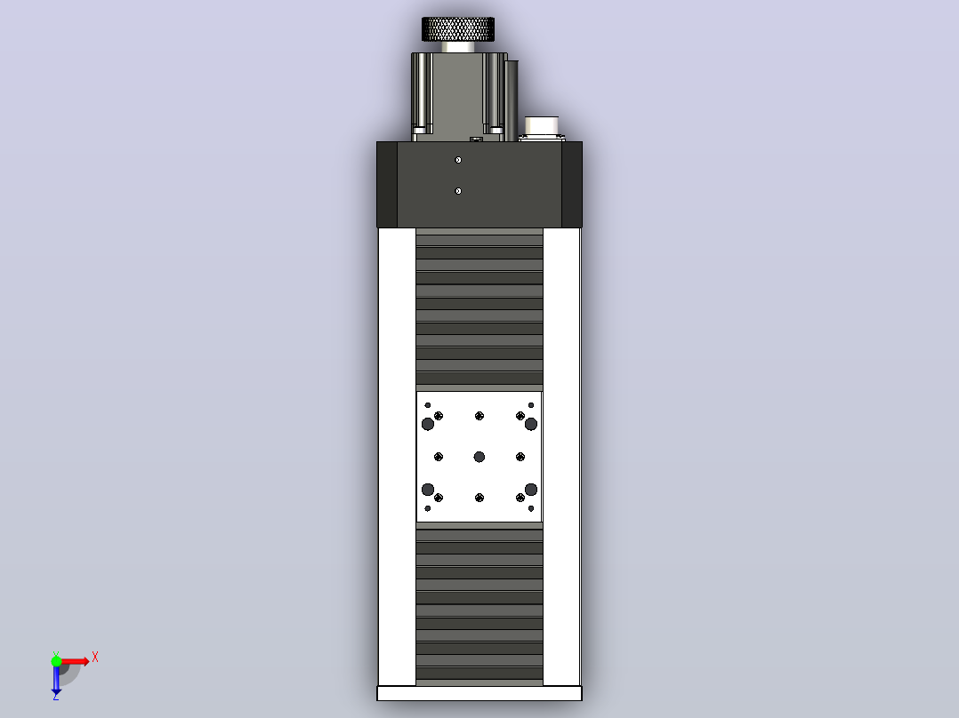 线性致动器Axmo TMF3-150俯视图