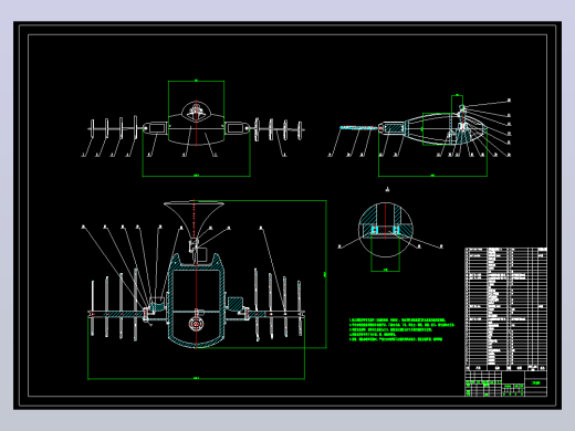 水下探测仿生鱼CAD