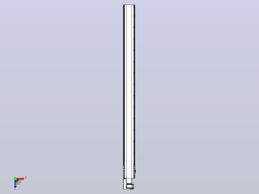 皮带直线轴半封闭可选导轨TPA-HNB-202D-140-L2700-ML-C-P75-N3俯视缩略图
