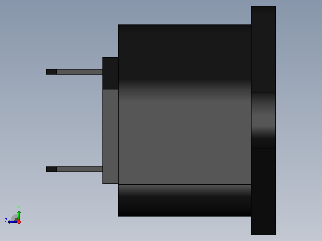 QUALTEK_710W-00-02交流面板安装插座右视图