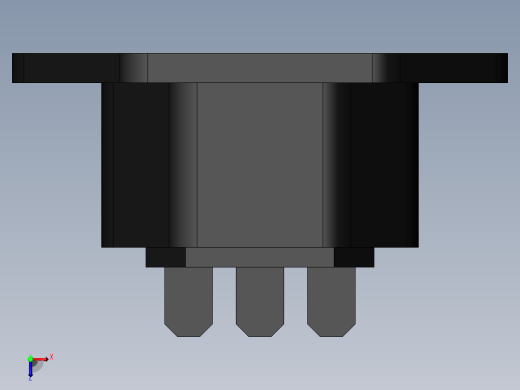 QUALTEK_710W-00-02交流面板安装插座俯视缩略图