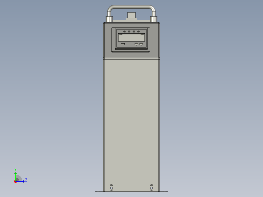 BAFB□-5~20-□-B智能组合式低电压并联电容器三维模型202310左视缩略图