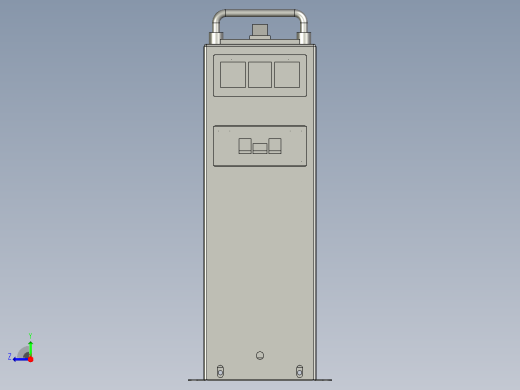 BAFB□-5~20-□-B智能组合式低电压并联电容器三维模型202310右视缩略图