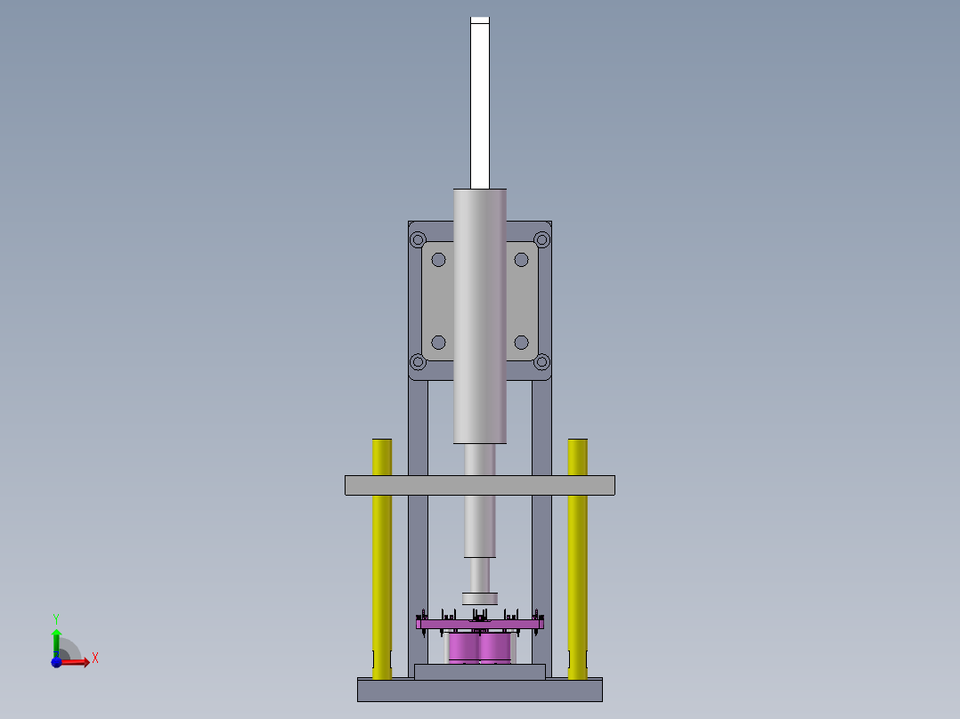 DBC测试工装前视图