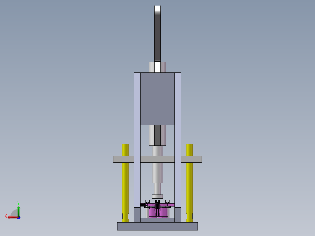 DBC测试工装后视图