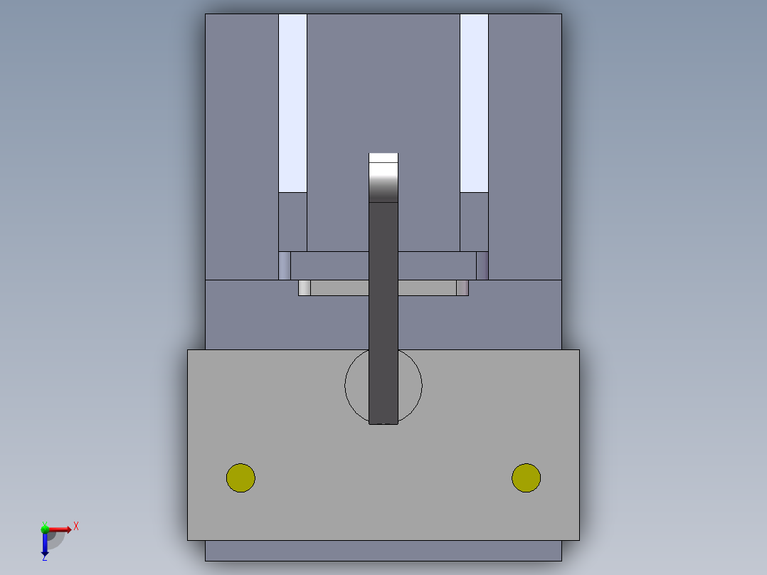 DBC测试工装俯视图