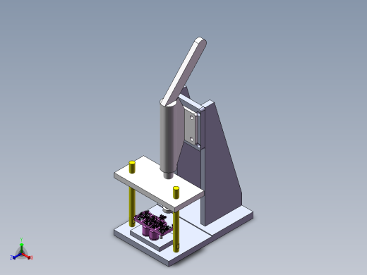 DBC测试工装正等轴测缩略图