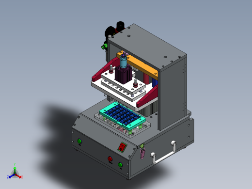 气动FCT测试治具正等轴测缩略图