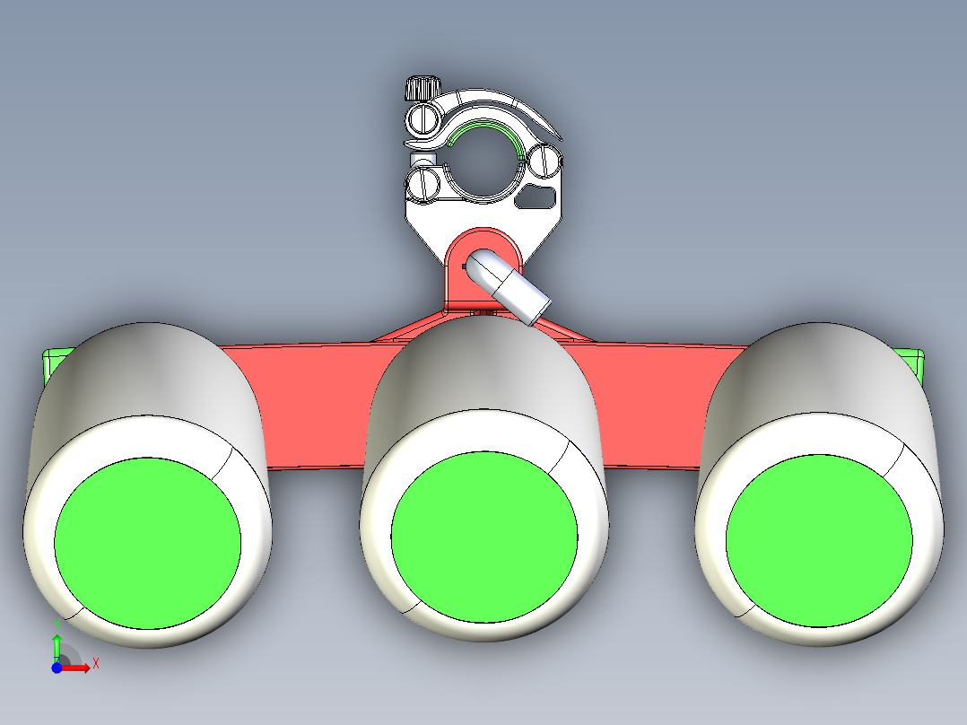 健身提踵垫板前视图