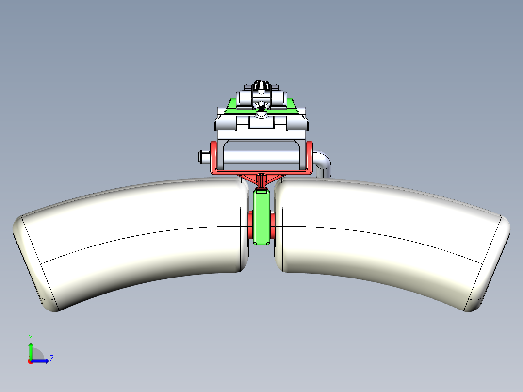 健身提踵垫板左视图