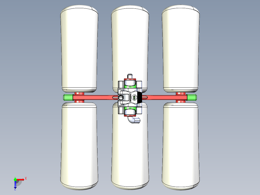 健身提踵垫板俯视图