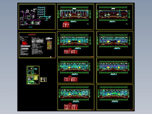 某五层办公楼中央空调设计图纸