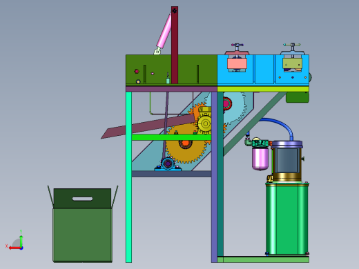 建筑钢筋方形框折弯机后视缩略图