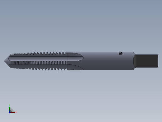 标准英制丝锥-Hand Tap 5-16-18 N1前视缩略图