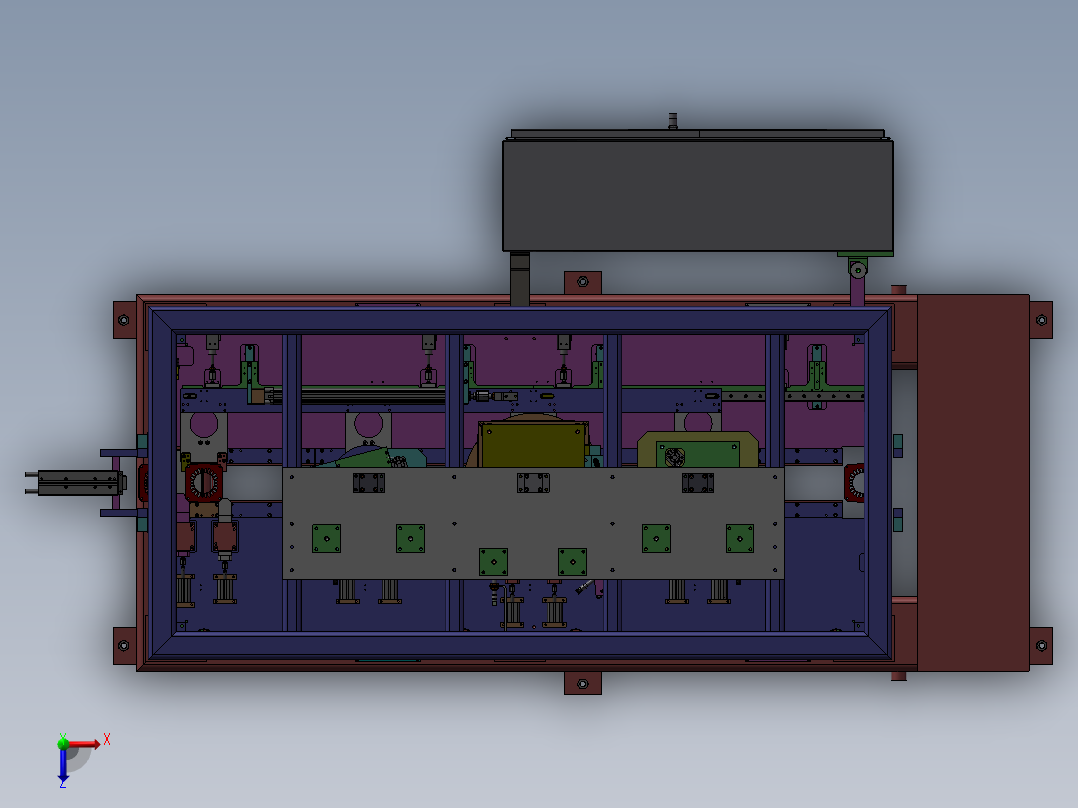 电机转子组装机(STEP)俯视图