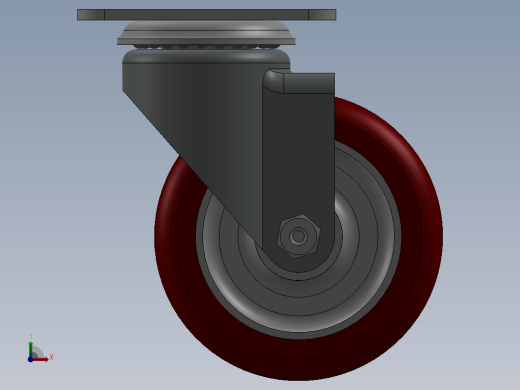 科顺脚轮Colson-2_04456_944前视缩略图