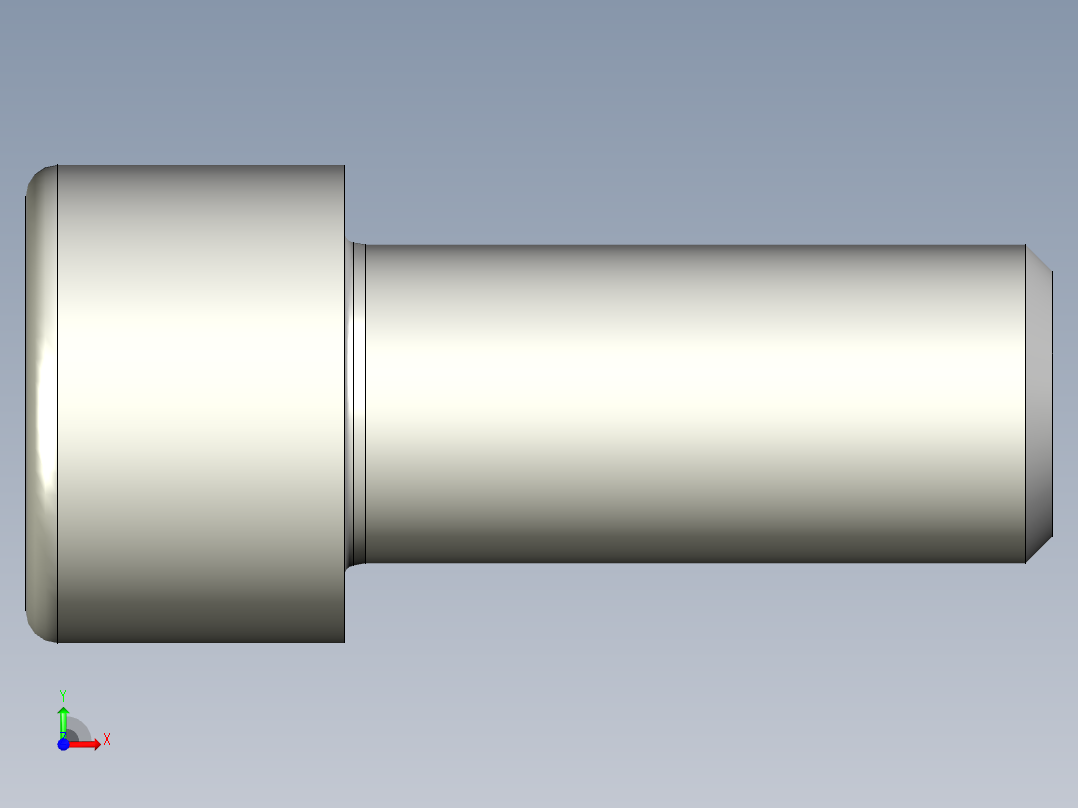 螺钉-DIN_912-M18x40.stp前视图