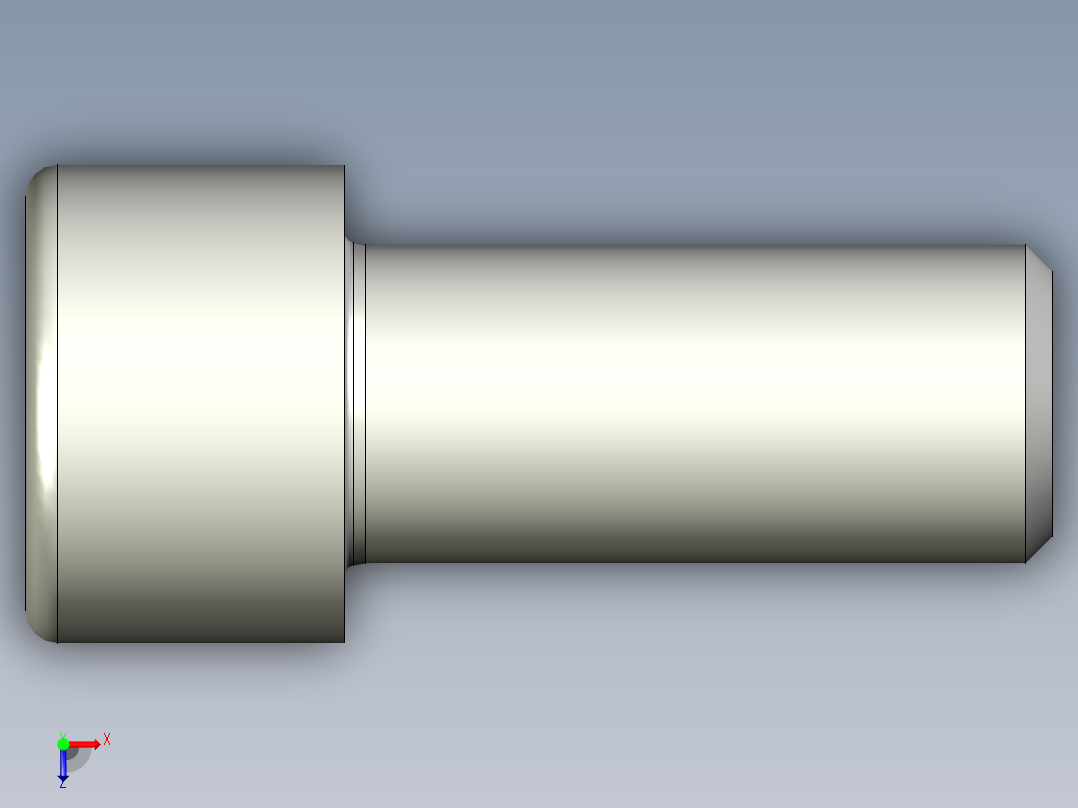 螺钉-DIN_912-M18x40.stp俯视图