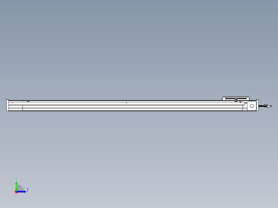 威洛博LB.GB同步带传动--欧规系列LB6A-L130-S1250-BL左视图