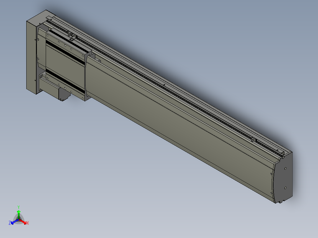 VF丝杆传动-一般环境VF22-S1000-BL主视图
