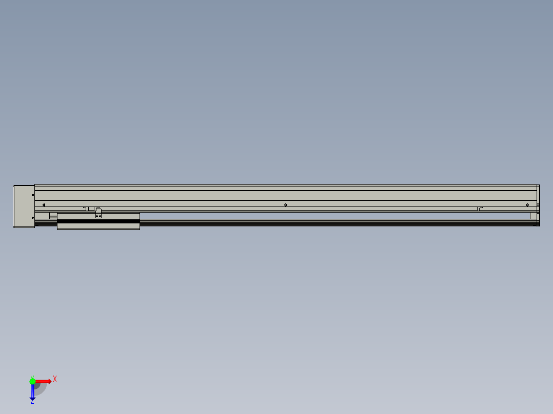 VF丝杆传动-一般环境VF22-S1000-BL俯视图