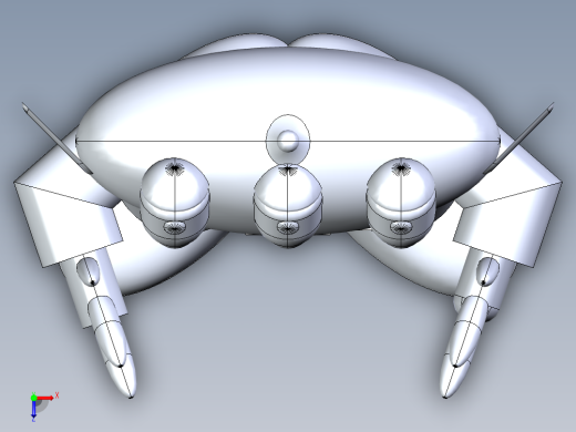 玩具总动员绿色外星 SW STP俯视缩略图