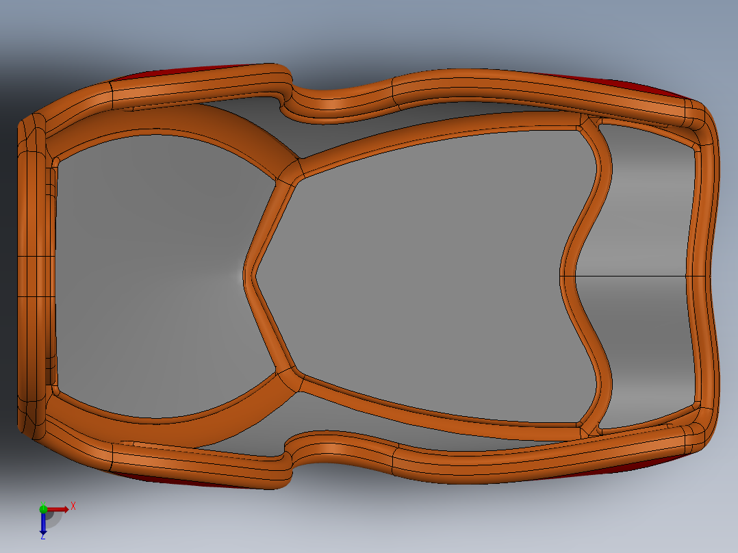 汽车座椅 (46)俯视图