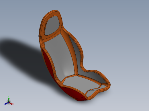 汽车座椅 (46)正等轴测缩略图