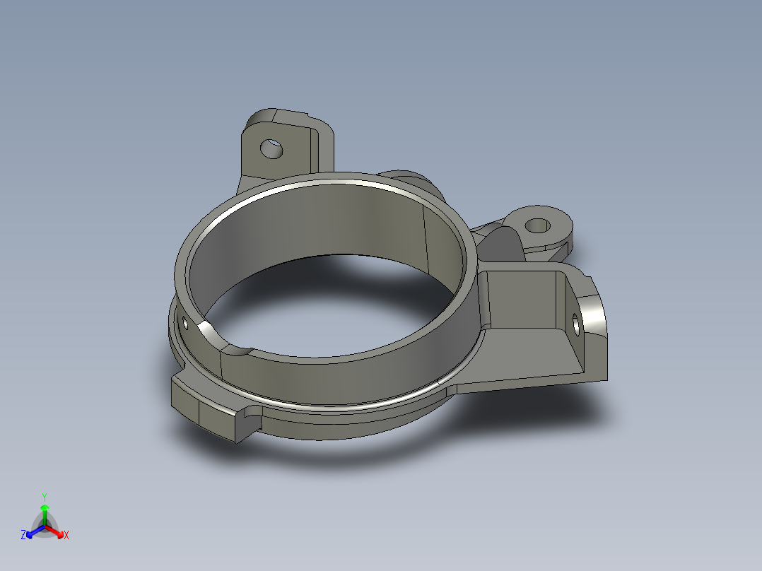 中间轴轴承支架的铣Φ155上端面夹具设计含三维二维说明书872943