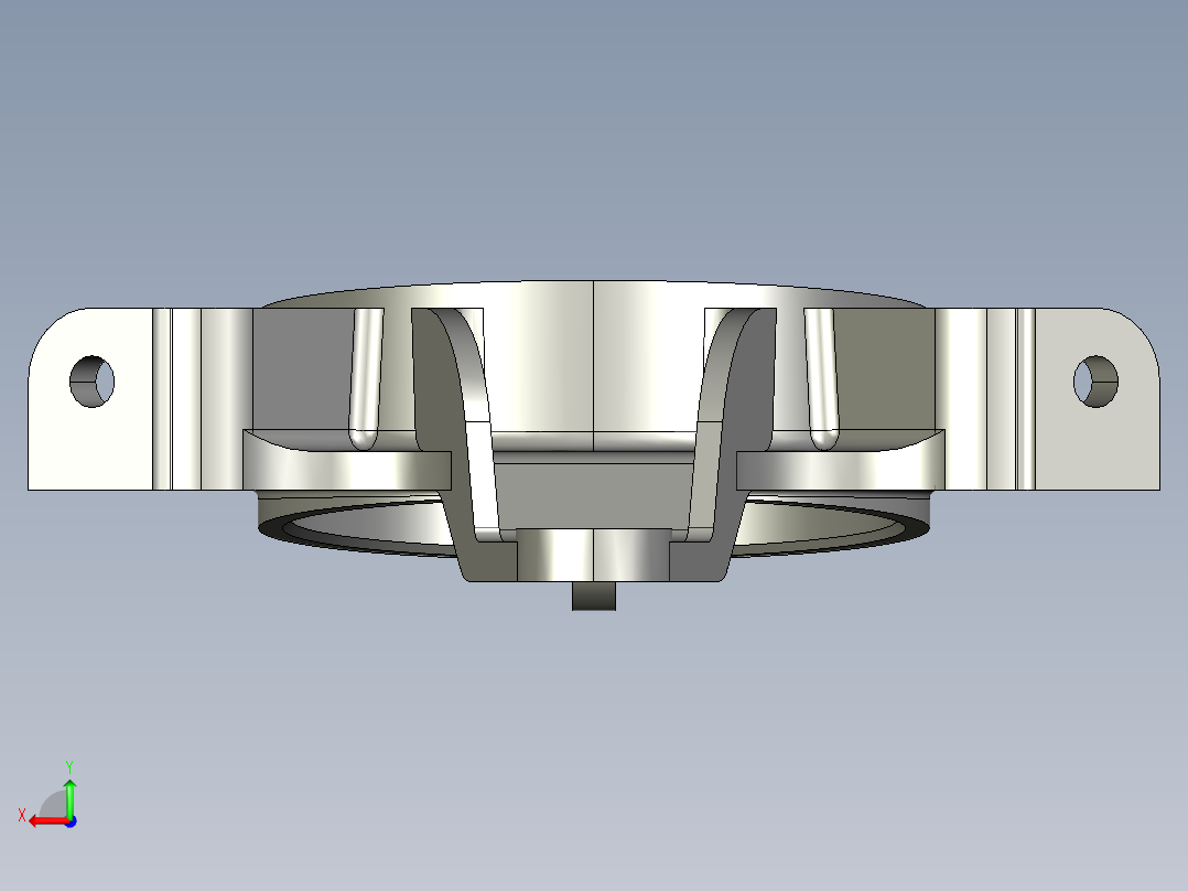 中间轴轴承支架的铣Φ155上端面夹具设计含三维二维说明书872943后视图