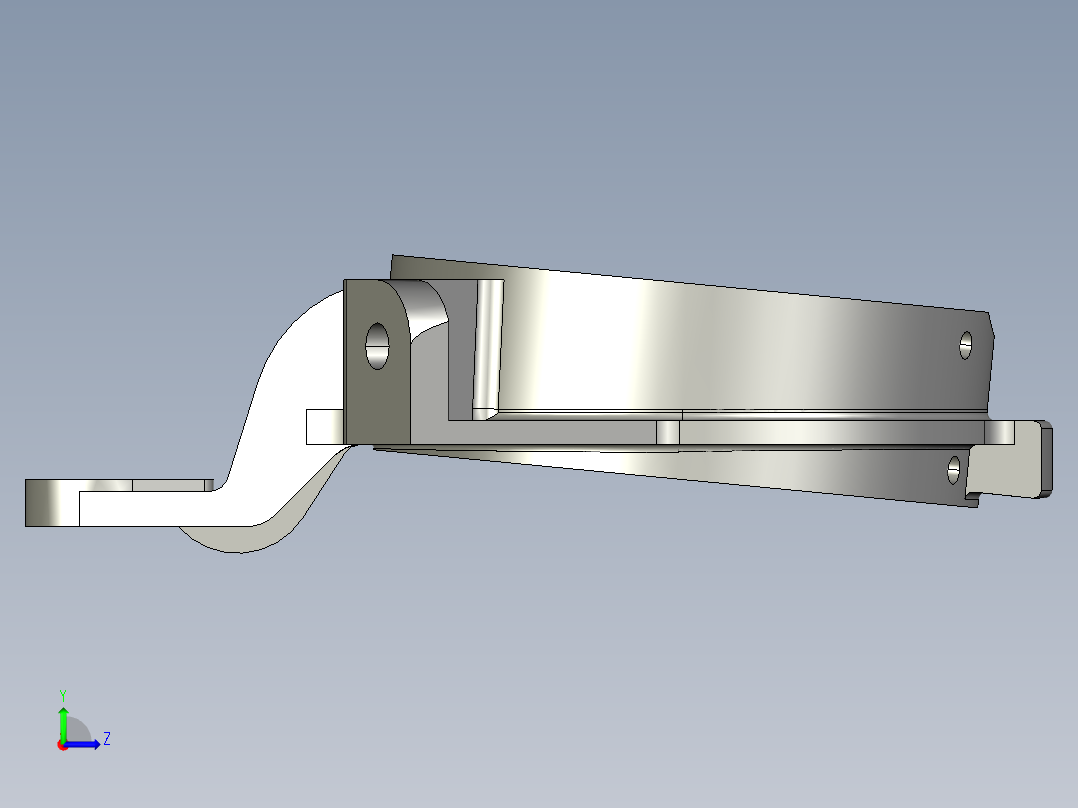 中间轴轴承支架的铣Φ155上端面夹具设计含三维二维说明书872943左视图