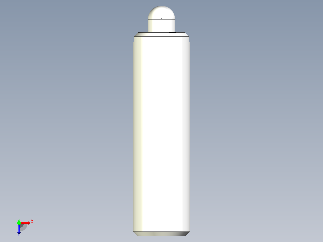 定位柱(重荷重)2206-3D多系列多零件图纸模型俯视图