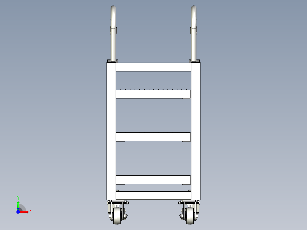 二合一云梯车前视图